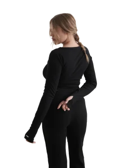 AIM´Nease ribbed long sleeve top