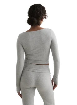 AIM´Nease ribbed long sleeve top