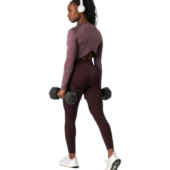 ICANIWILLimpact seamless ls crop top