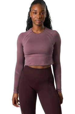 ICANIWILLimpact seamless ls crop top