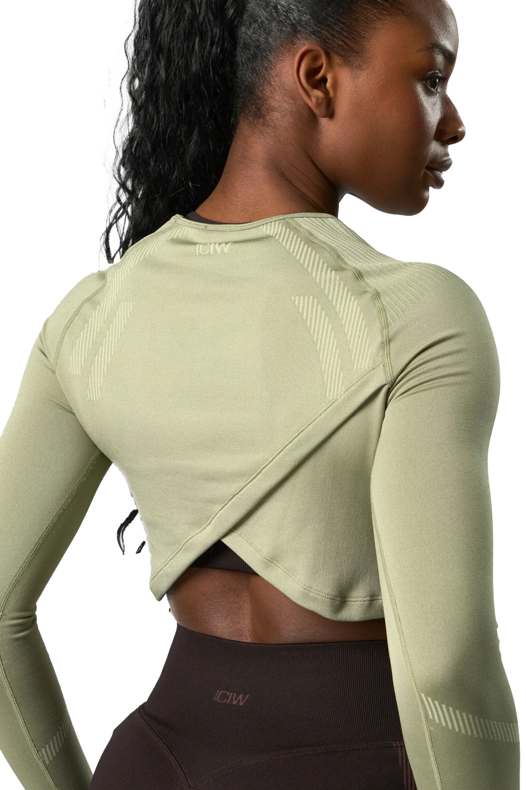 ICANIWILLimpact seamless ls crop top