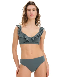 MARINE CLASSICfrill bikini top w