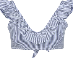 MARINE CLASSICfrill bikini top w