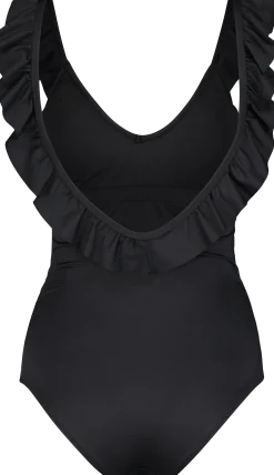 MARINE CLASSICfrill swimsuit w