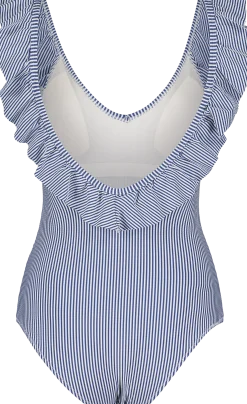 MARINE CLASSICfrill swimsuit w