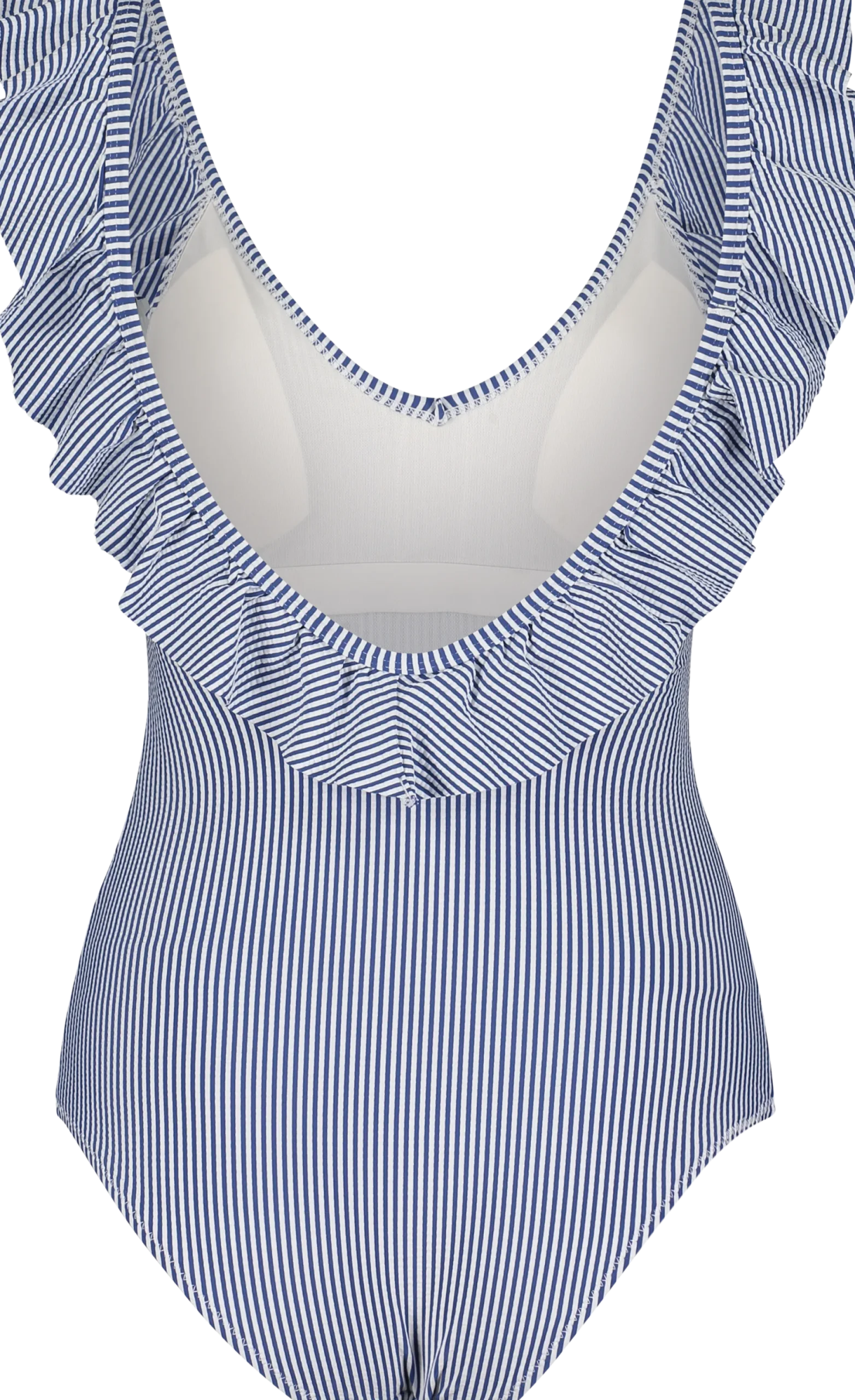 MARINE CLASSICfrill swimsuit w