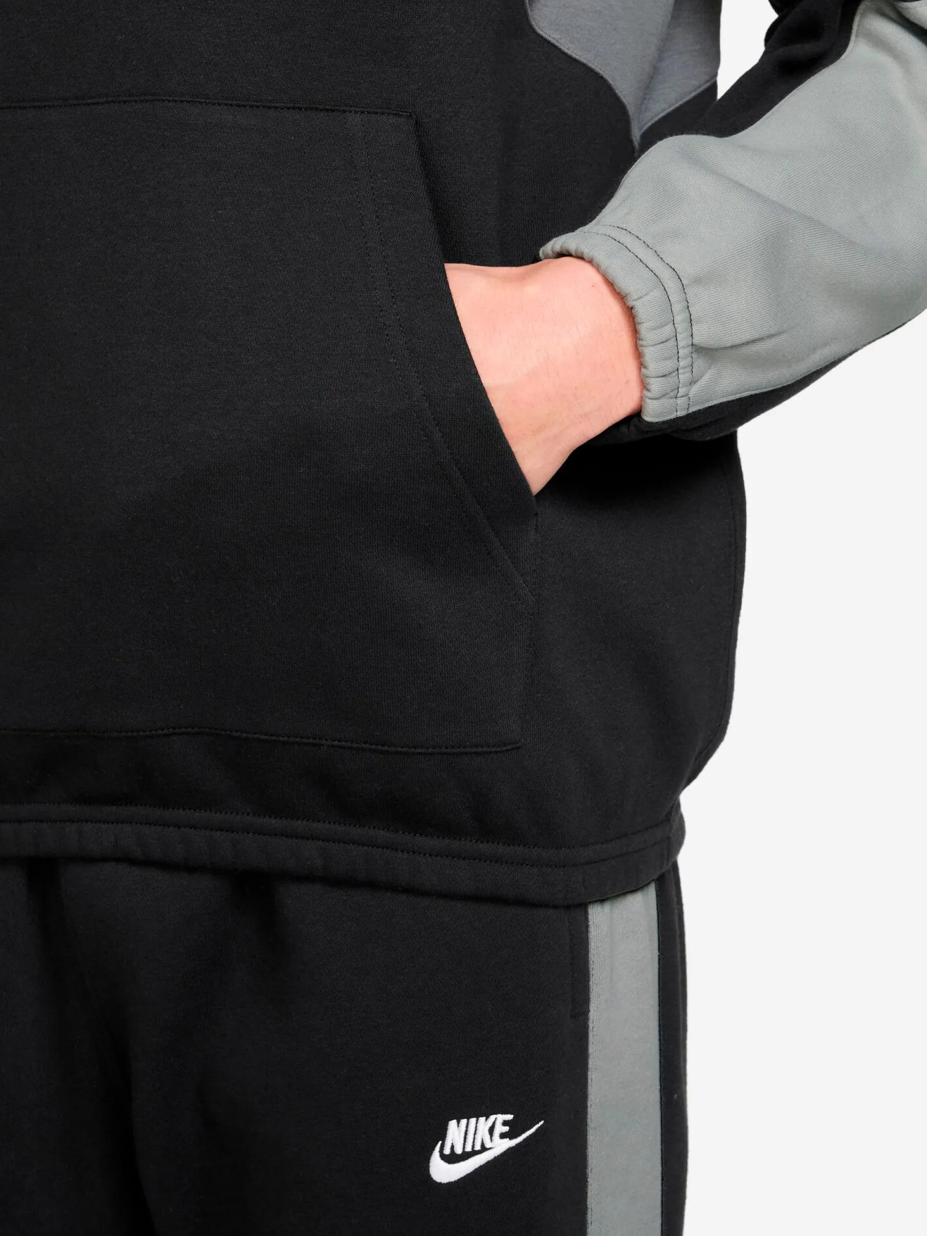 NIKEm nk club fleece hded track gx