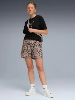 PUMAess graphic animal high-rise aop woven shorts 4