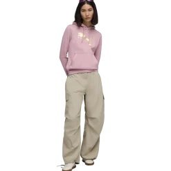 PUMAess metallic hoodie w