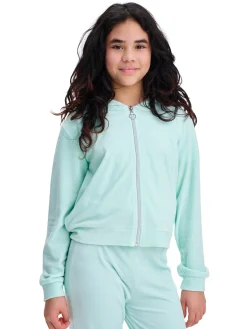 REACTIONvelour full zip jr