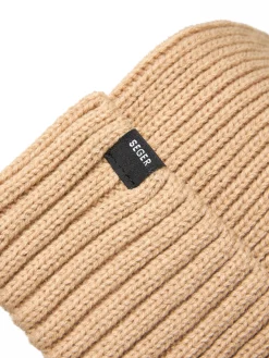 SEGERribbed beanie w embrodery sr