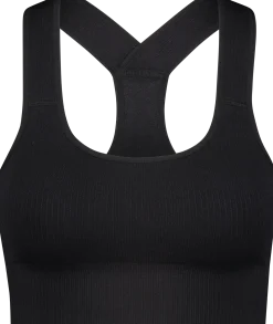 TRIDRIribbed seamless bra w