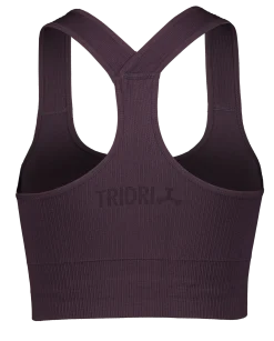 TRIDRIribbed seamless bra w