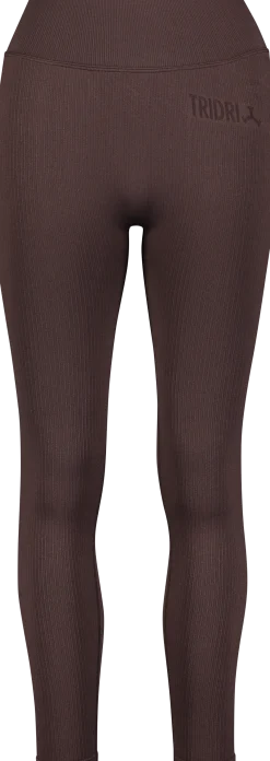 TRIDRIribbed seamless tights w